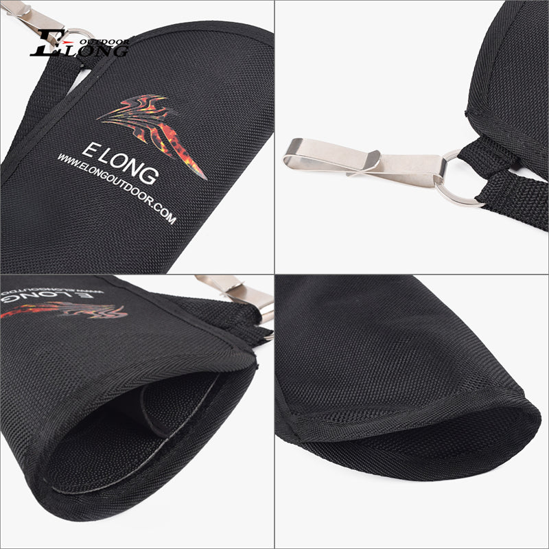 1 Stück schwarze Pfeilköcher Rückentasche Bogenschießen Bogen Pfeilhalter Seitentasche