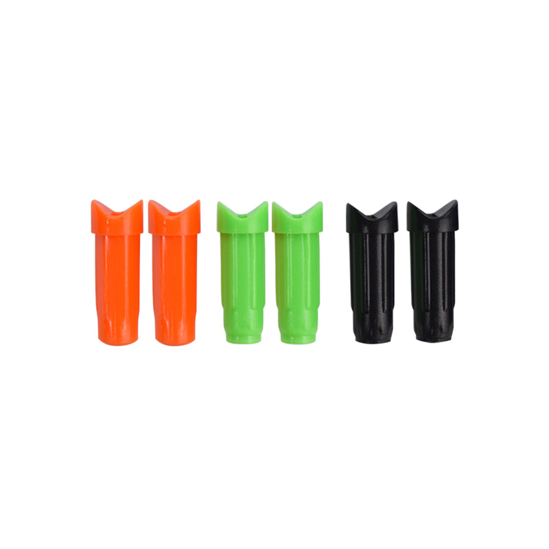 ID 7,6 mm Pfeilnocke aus Kunststoff für Bogenschießen, Armbrustbolzen und Schießen 