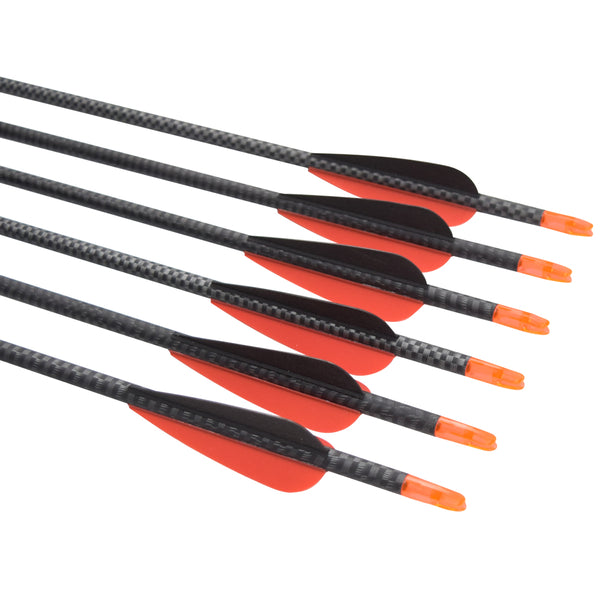 30 inch 3K Carbon Arrows Weave Printing SP340 Compound Recurve Bow Shooting US