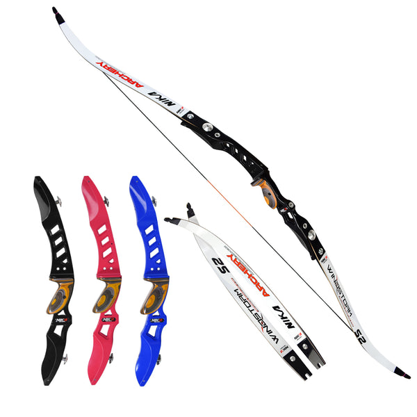 ET-3 ILF Riser with S2 Laminated Limbs Recurve Bow Target Shootig for Left Hand