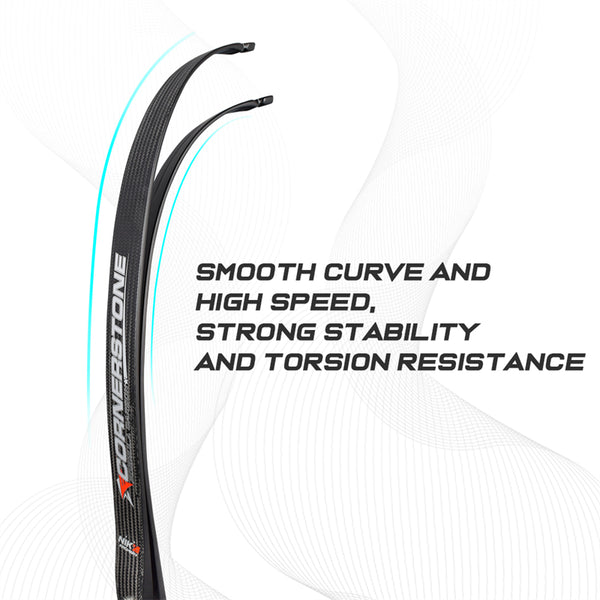 60inch Archery Recurve Bow 17inch ET-1 ILF Riser Wood Magnesium Alloy Handle with 14-50LBS C1 Carbon Fiber Limb
