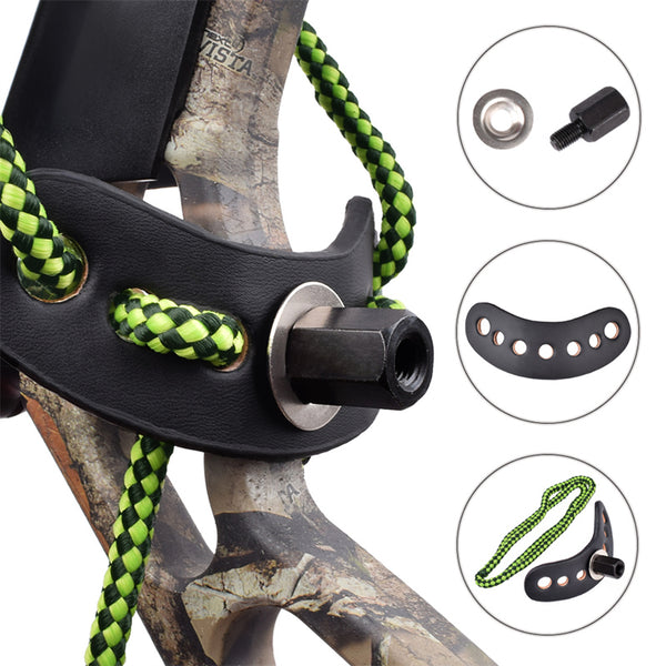 Wrist Sling Leather Metal Gromet Archery Compound Bow Shooting Equipment