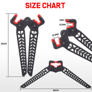 18/22CM Archery Bow Kick Stand Legs 3D for Compound Bow US