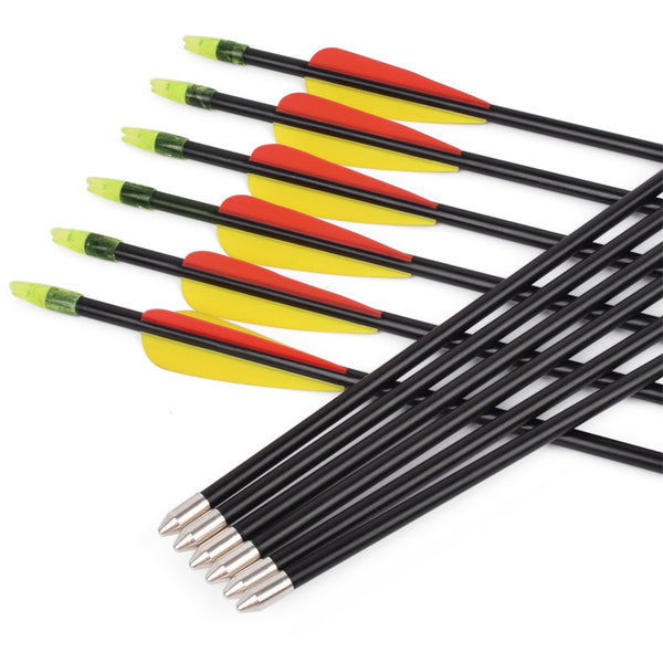 22-36 inch ID 5mm Fiberglass Arrow Archery Recurve Bow Shooting Using 12pcs/box