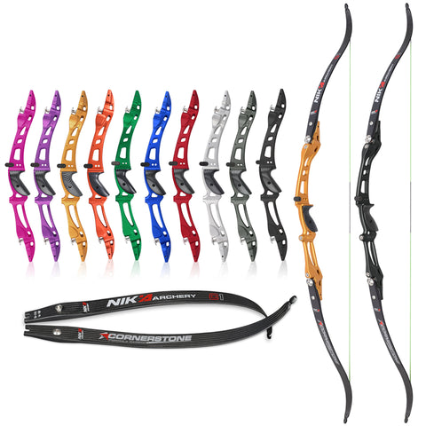 ET-8 68" Recurve Bow with 32-50LBS C1 Carbon Limb For Outdoor Sport Shooting Right Hand
