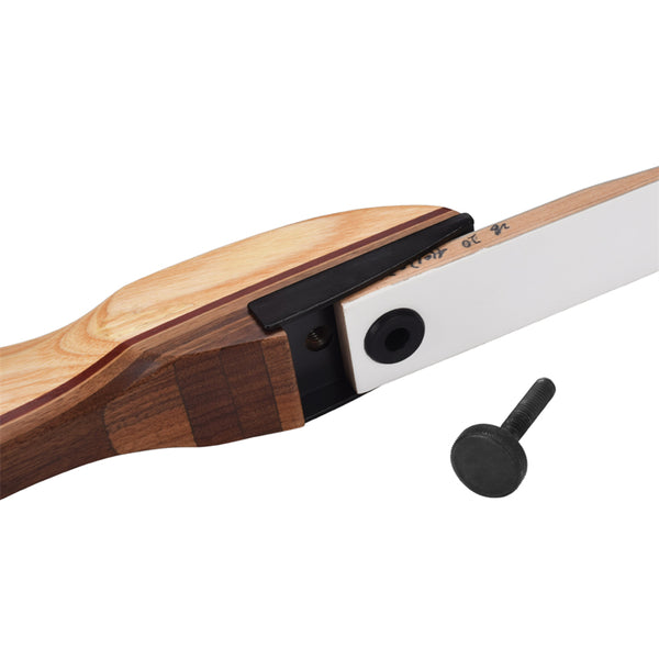 Wooden Bow with X1 Limbs For Left Hand for Archery Beginner Target & Practice