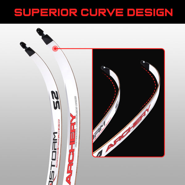 ET-3 ILF Riser with S2 Laminated Limbs Recurve Bow Target Shootig for Left Hand