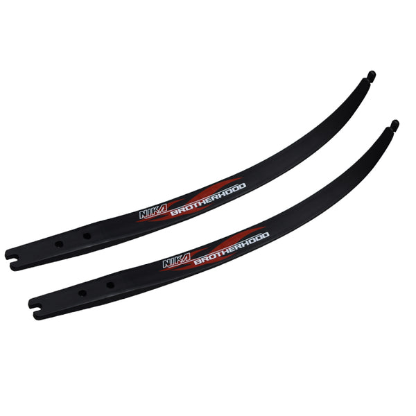 60" 20lbs Recurve Bow For CS Archery Tag Game Sports Target Shooting Black ET-2 Riser with Brotherhood Limb