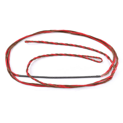 Corde D'arc Recurve Traditionnelle, 12 Brins, Longueur AMO 66" - Pour Arc Recurve, Longbow, Couleur Rouge-noir - 9