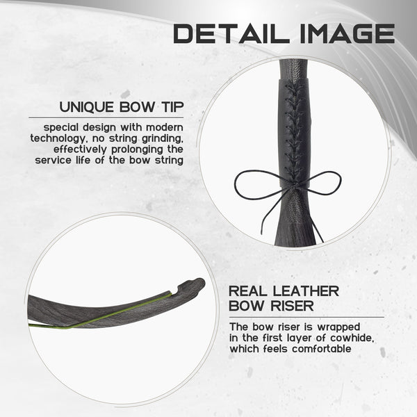 ET-4 Traditional Bow for Archery Target Shooting 18lbs/25lbs