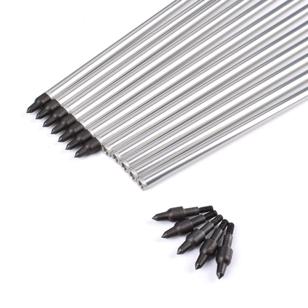 22-34 inch Aluminum Arrow Turkey Feather Archery Shooting Practice