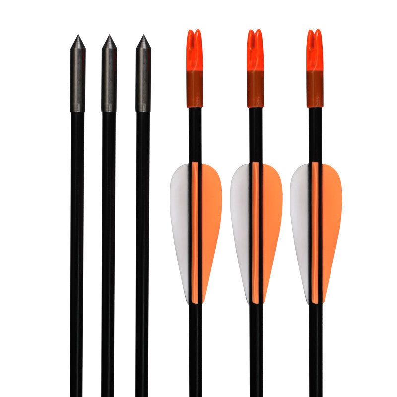 22-36 inch ID 4mm Fiberglass Arrow Archery Recurve Bow Shooting Practice