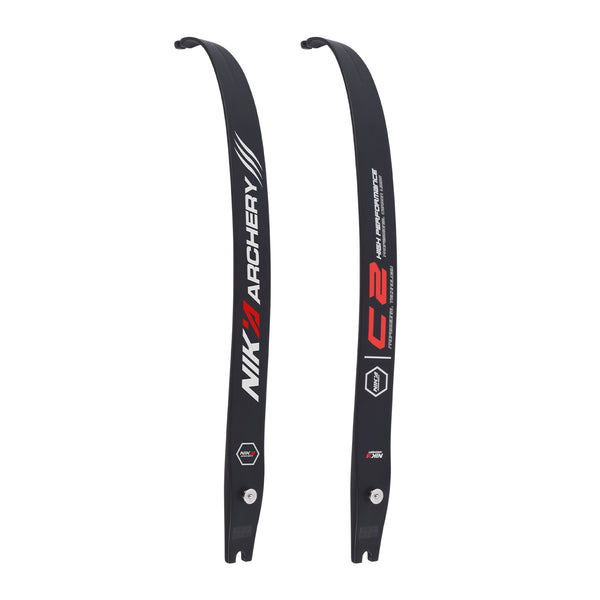 Newest C2 limb 68"@25 Recurve Bow Limbs ILF Carbon Llimbs Black