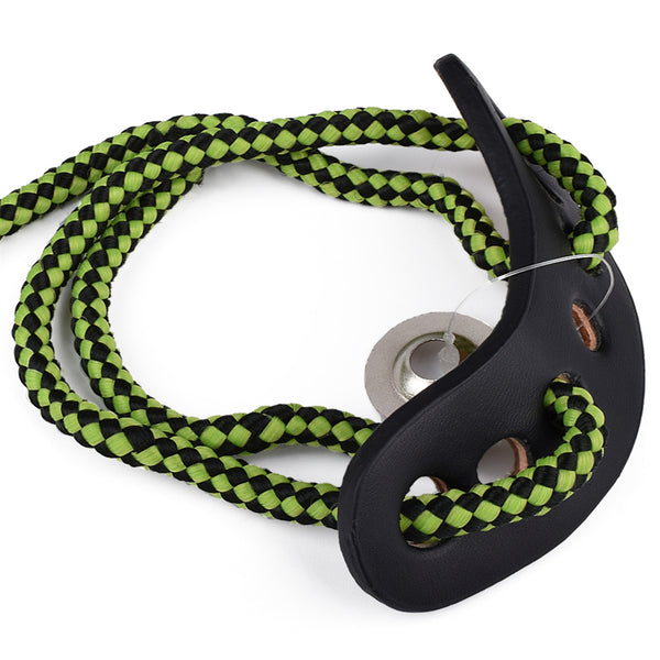 Wrist Sling Leather Metal Gromet Archery Compound Bow Shooting Equipment
