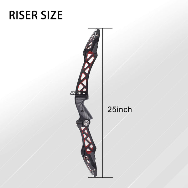 NEW ET-11 25inches ILF 6061-T6 Alloy Recurve Bow Handle Risers for Rig ...