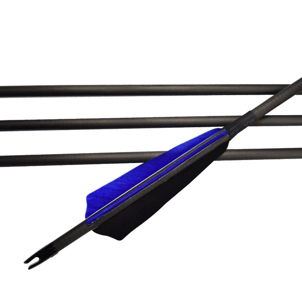 ID 6.2mm 22-36inch SP500 Carbon Fiber Arrow Turkey Feather Archery Shooting