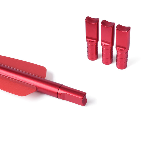 Crossbow Arrows Bolt Aluminum Nock Knock for Ek Archery Adder Cobra System 7.5" / 12 PCS