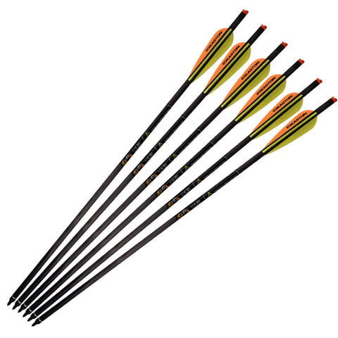 6/12p 20" Crossbow Bolts Carbon Arrows Easton Vanes US