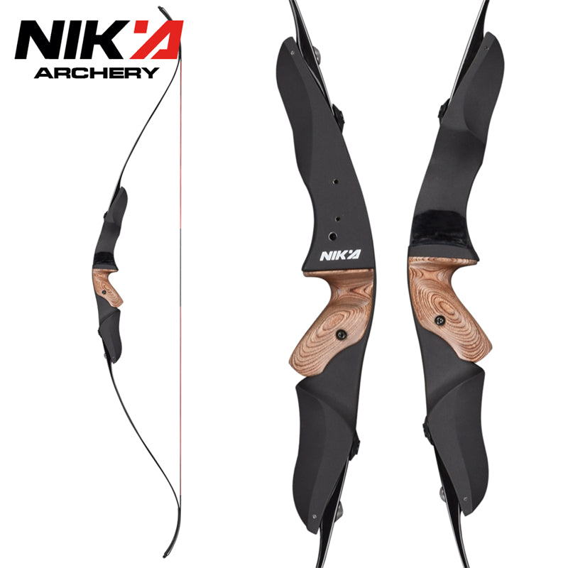60" Archery Recurve Bow ET-1 ILF Riser with N3 Carbon Fiber Limb Recur